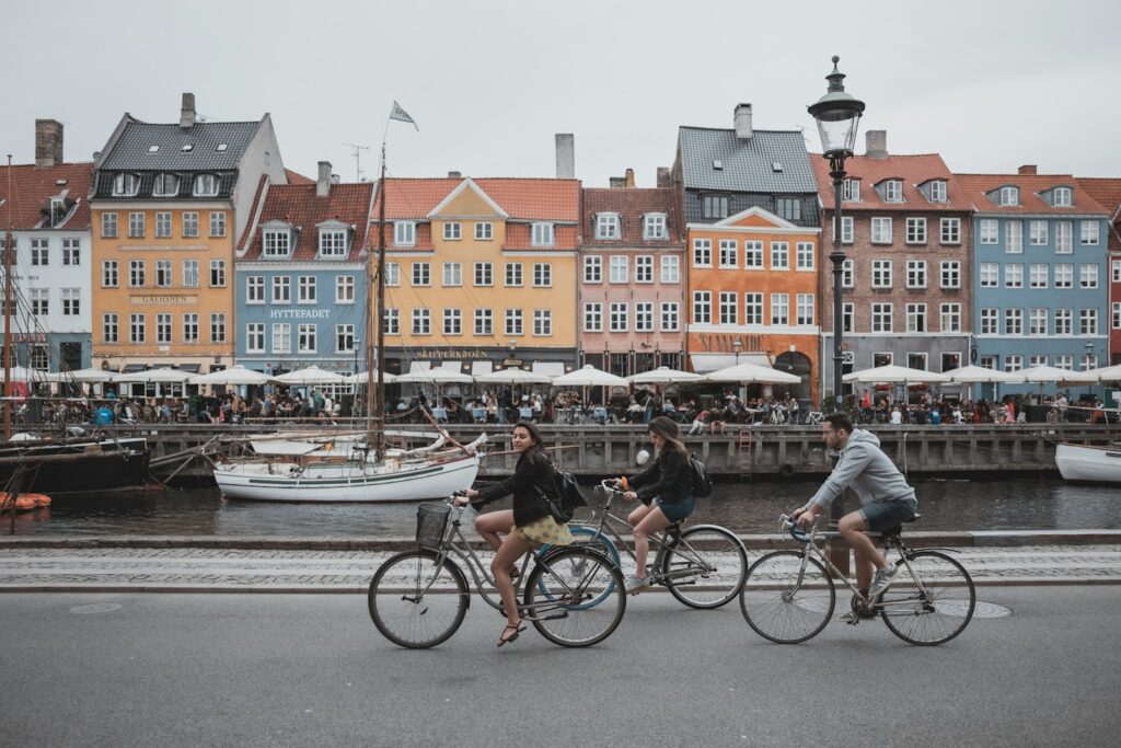 コペンハーゲン乗り換えで自転車で観光する