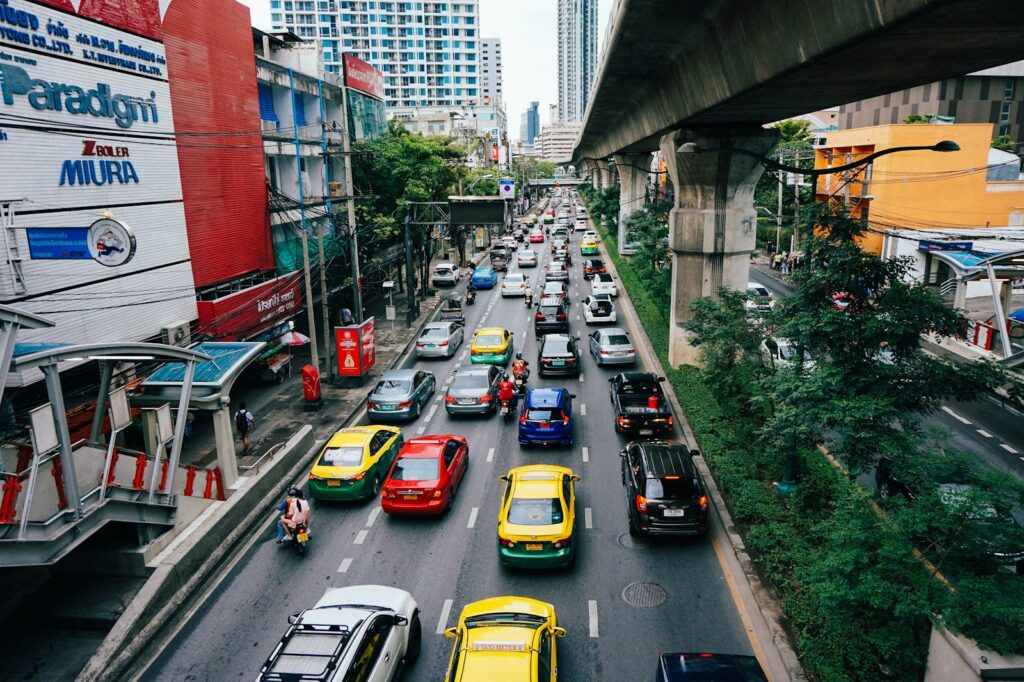 対策KW「バンコク市内の渋滞」