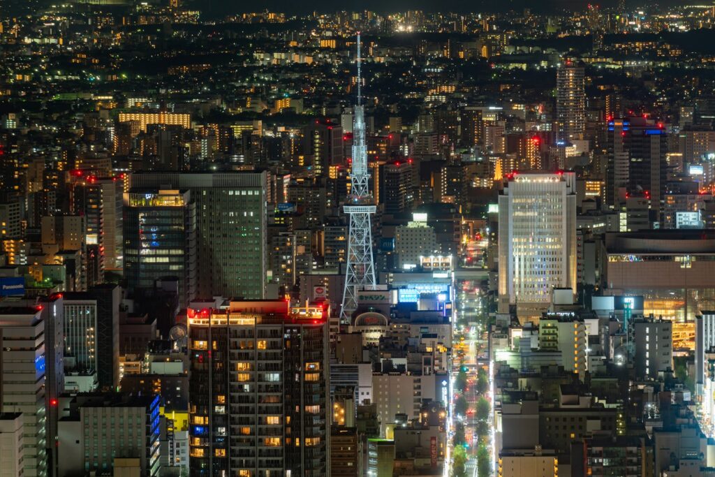 名古屋のテレビ塔夜景