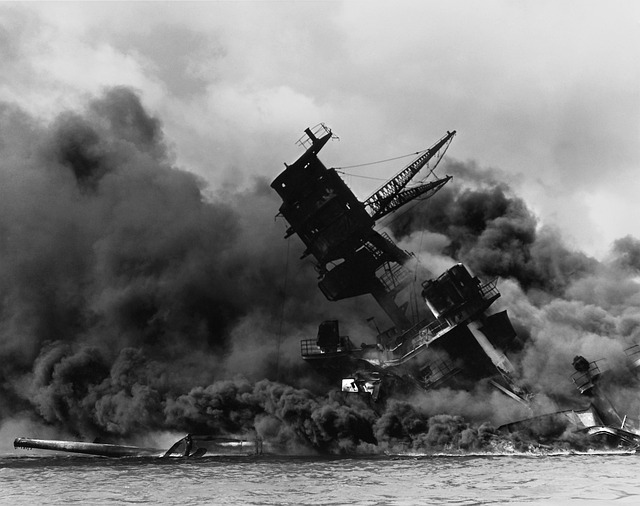 対策KW「太平洋戦争の真珠湾攻撃の一場面」