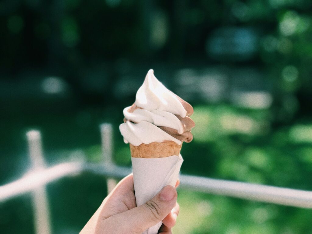 川場田園プラザで食べられるソフトクリーム種類が豊富