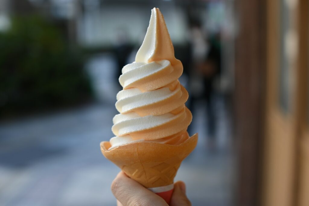 北海道ルスツのソフトクリームイメージ