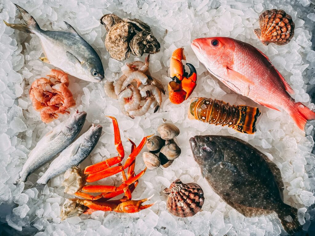 対策KW「海鮮市場の新鮮な海の幸」