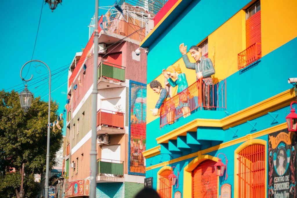 ブエノスアイレスにあるカミニートの景色