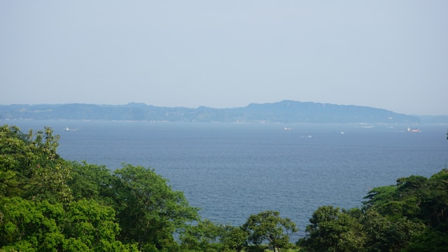 三浦半島からの景色