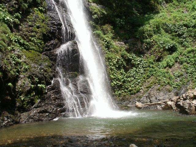 滝沢公園の不動滝