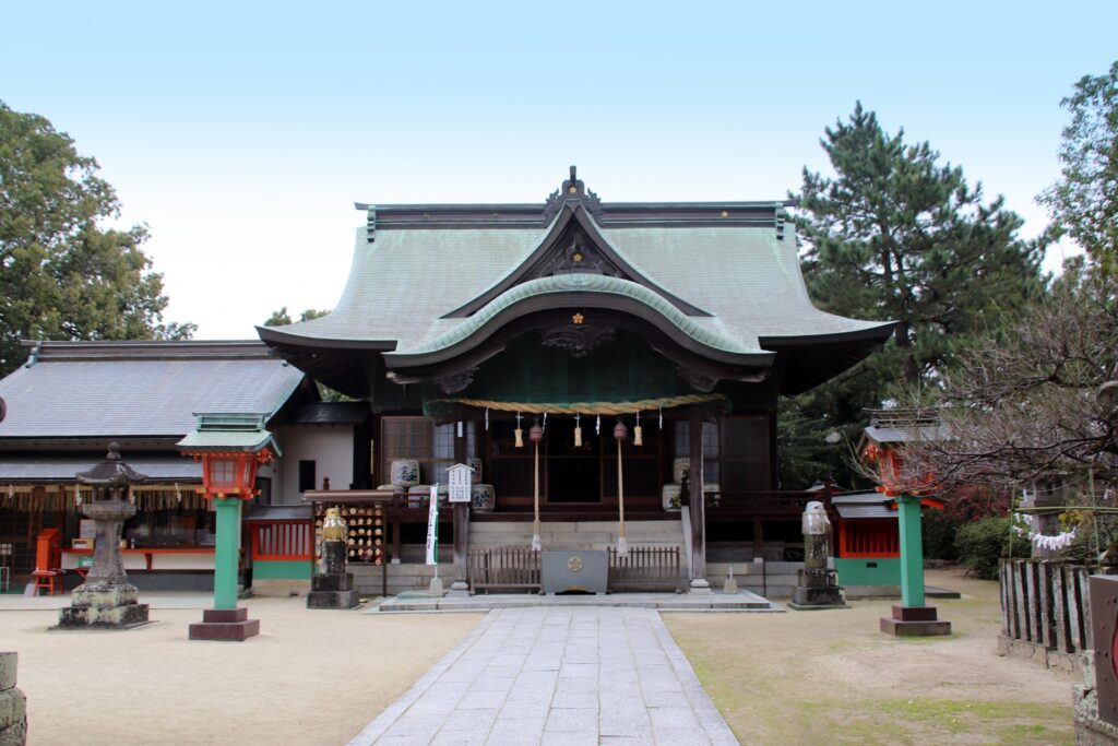 北野天満宮の本堂の様子