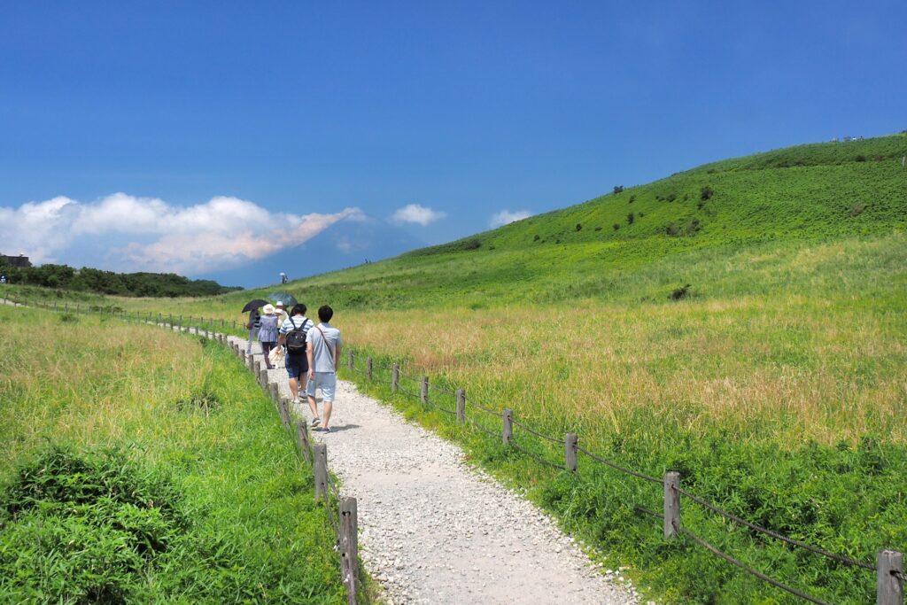 神奈川箱根駒ヶ岳の遊歩道