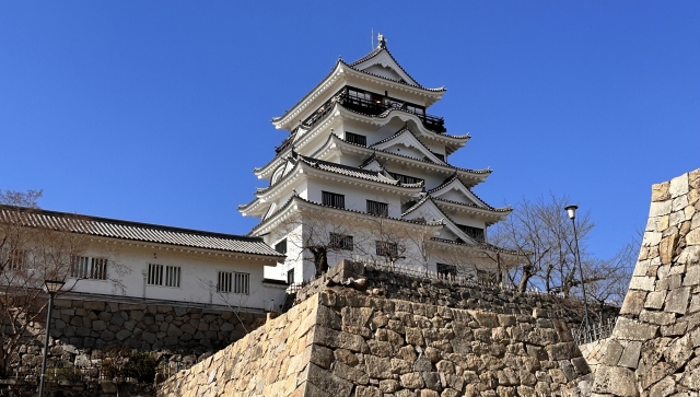 広島の福山城天守閣