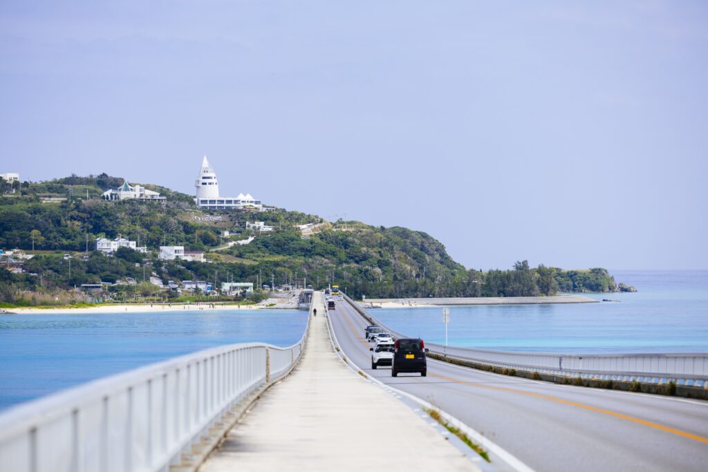 沖縄の海中道路