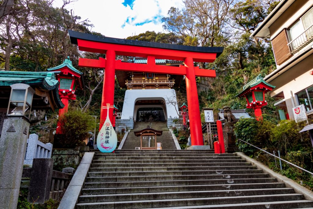 江島神社の鳥居