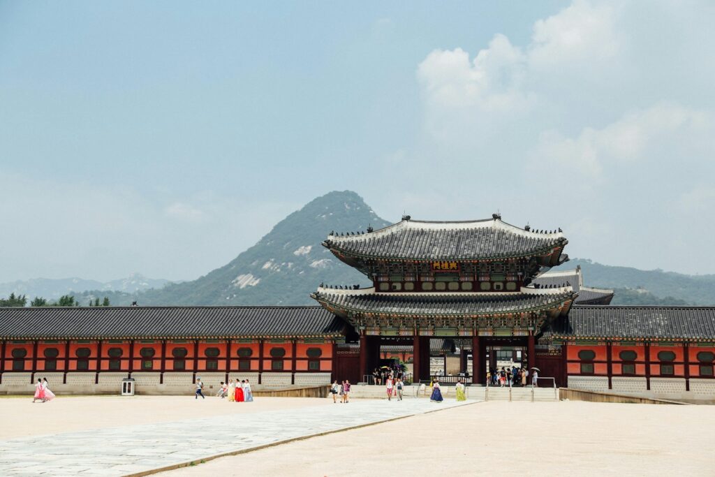 ８月の韓国の観光で見たい景福宮