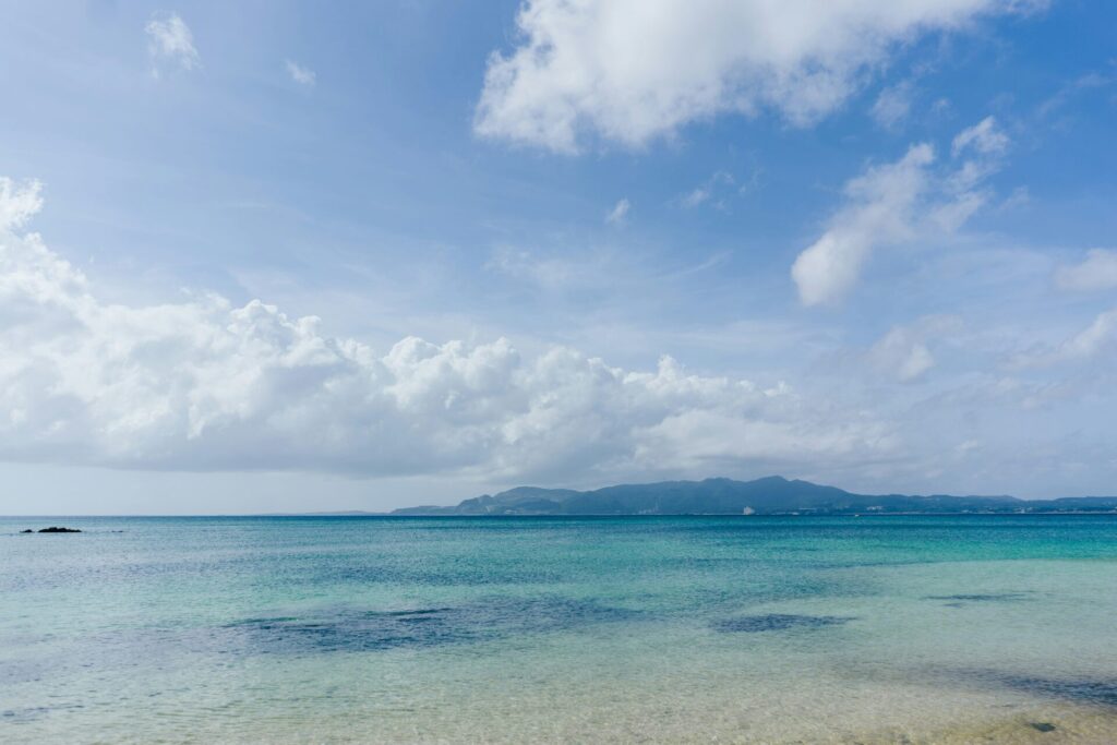 渡嘉敷島の海と空