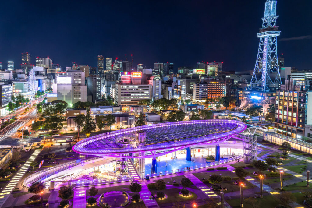 愛知名古屋中部電力MIRAI TOWERのおすすめの訪問季節冬のイルミネーション