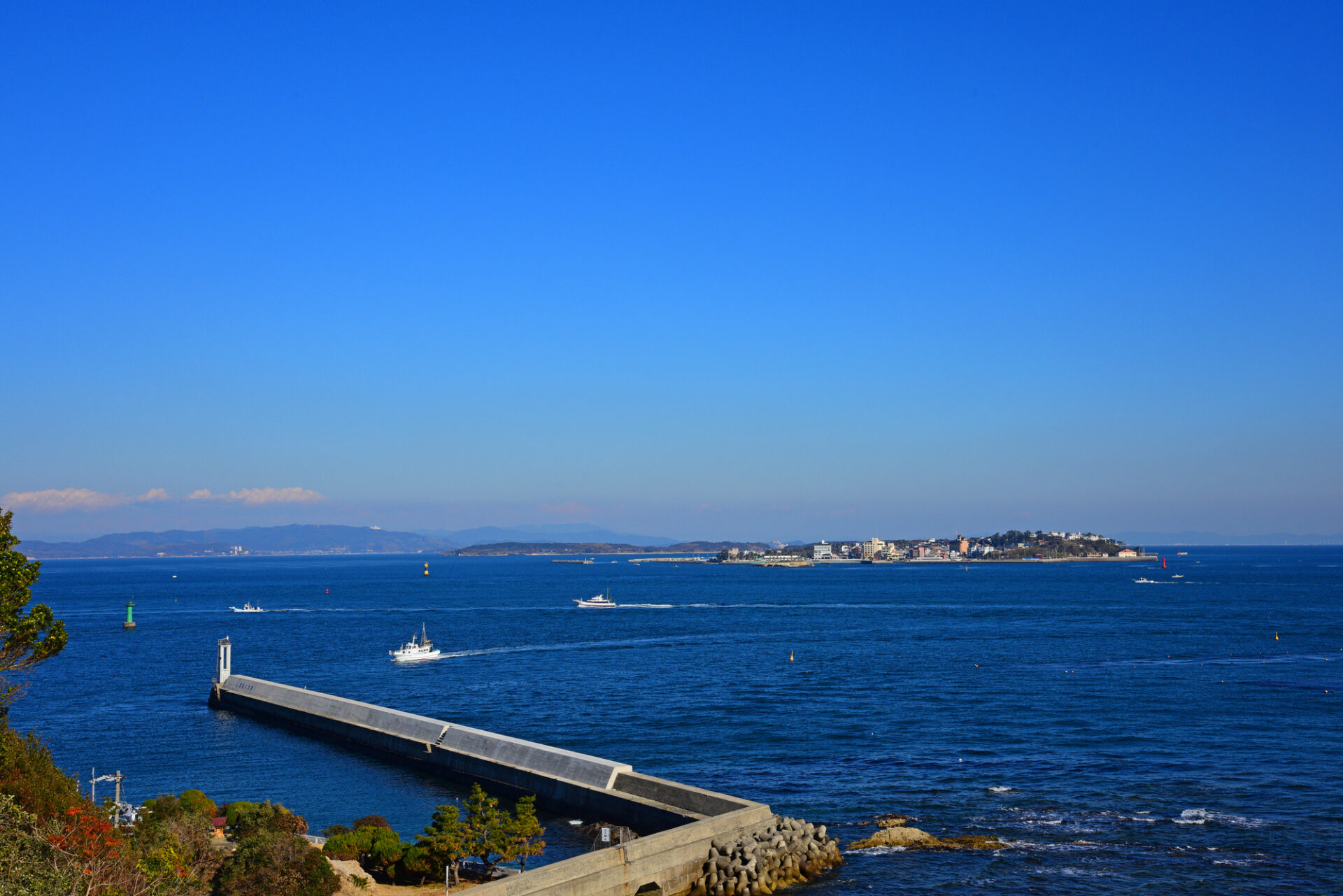 日間賀島の美しい景色