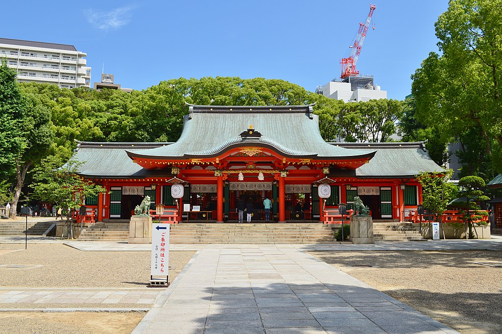 神戸の観光スポット、生田神社の歴史的建造