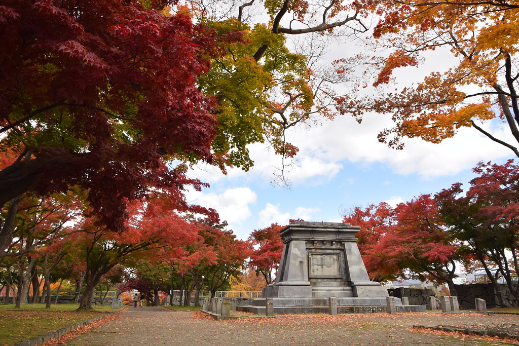 紅葉が美しい・盛岡城跡公園