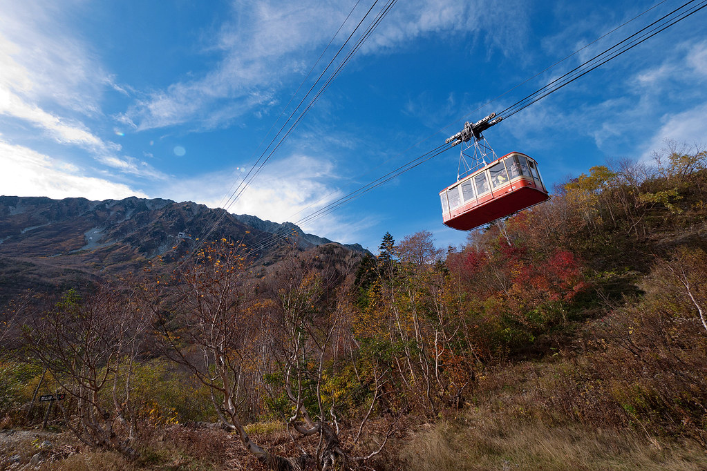 立山ロープウェイで自然を満喫
