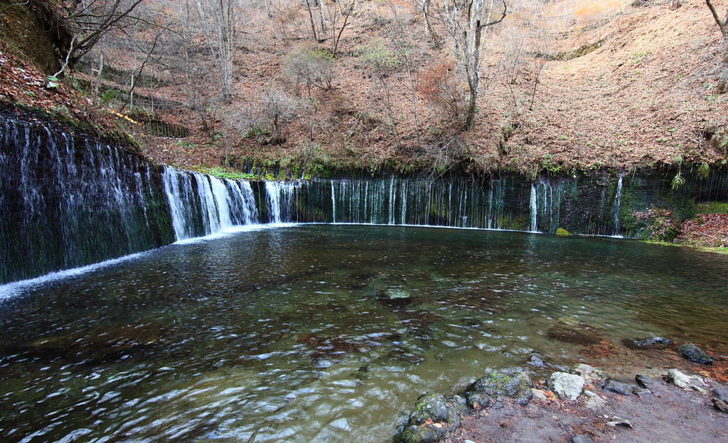 軽井沢の白糸の滝