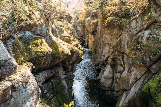 自然を散策するのにぴったりな磊々峡