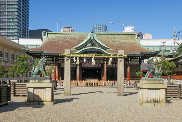 多くの参拝者で賑わう今宮戎神社