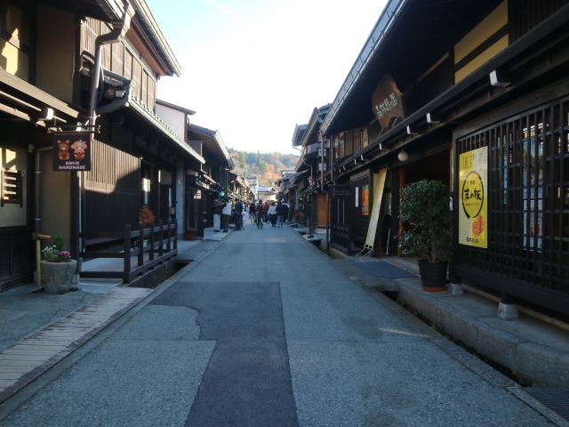 飛騨高山の古い町並み