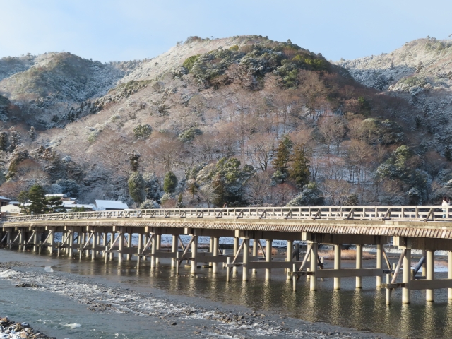 冬の嵐山