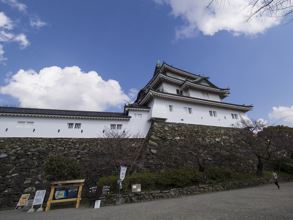 昼の和歌山城の外観