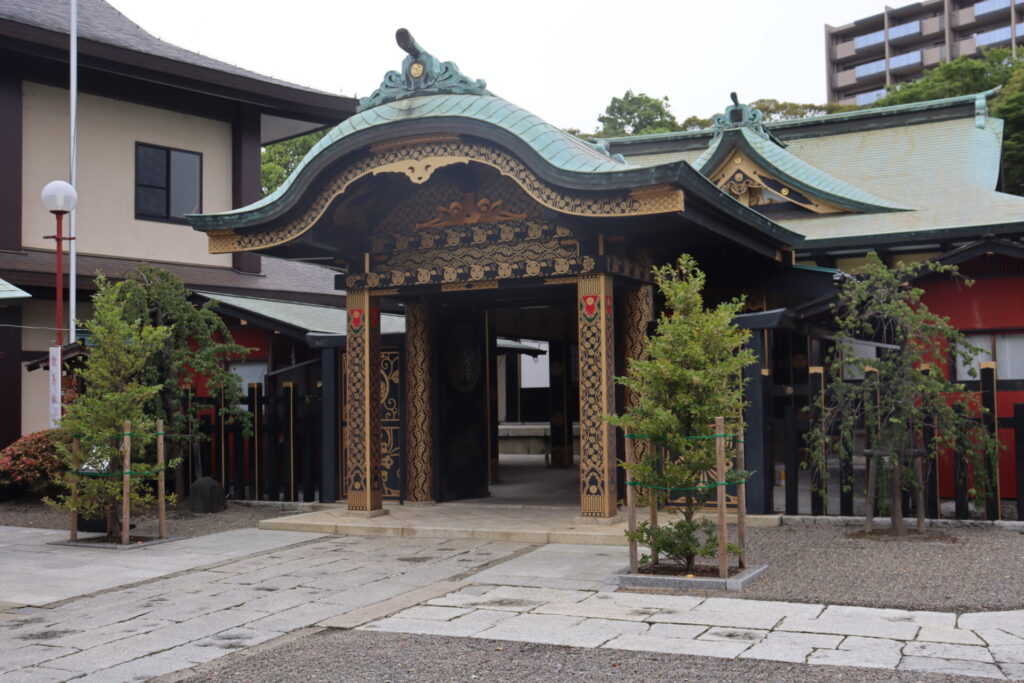 徳川家康を祀る水戸東照宮の神門