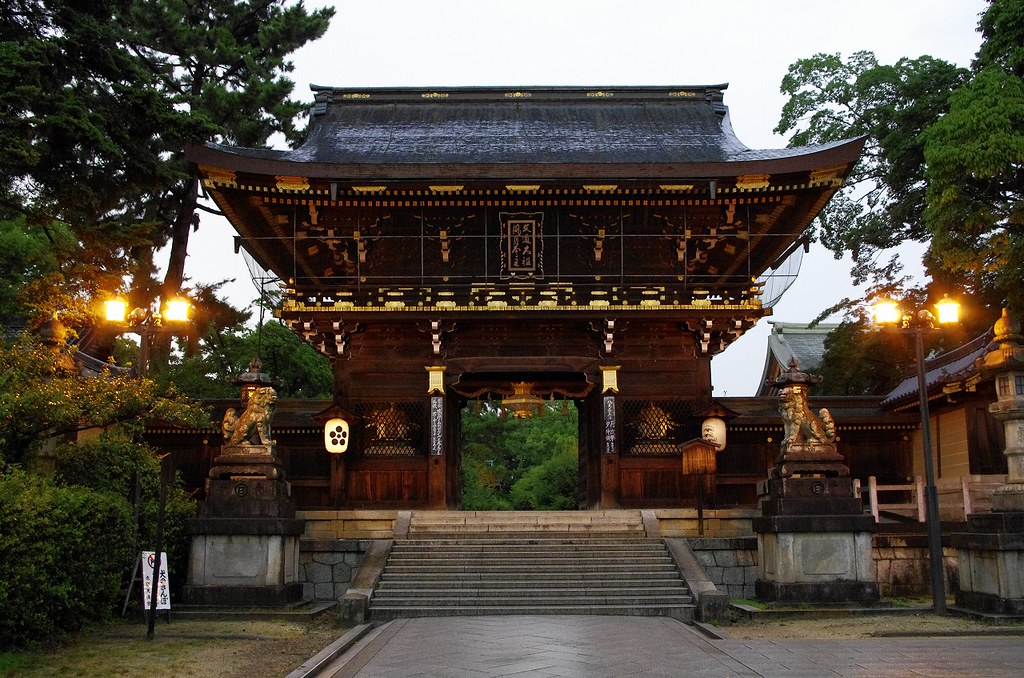 京都のパワースポットである北野天満宮