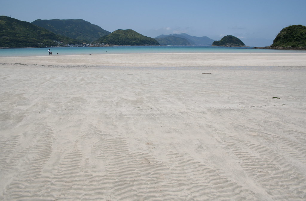 五島列島の美しいビーチの一つ