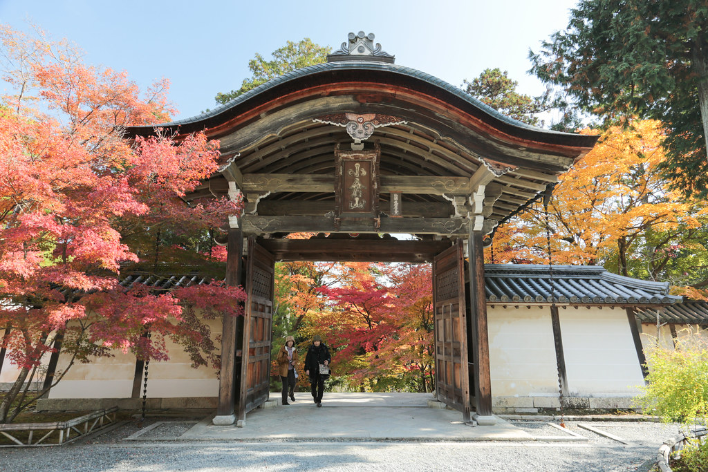 嵐山の紅葉スポット二尊院