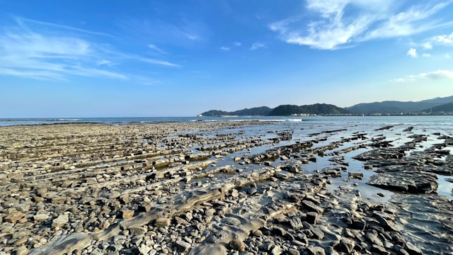 自然の産物の宮崎　鬼の洗濯板