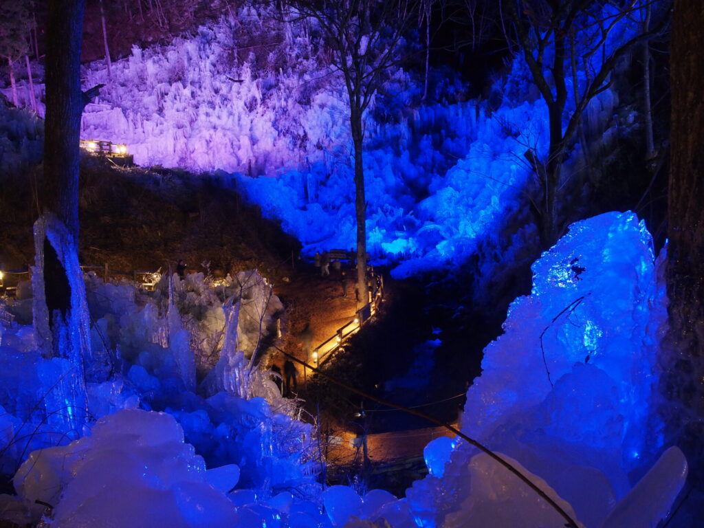 1月の秩父は、あしがくぼの氷柱も必見