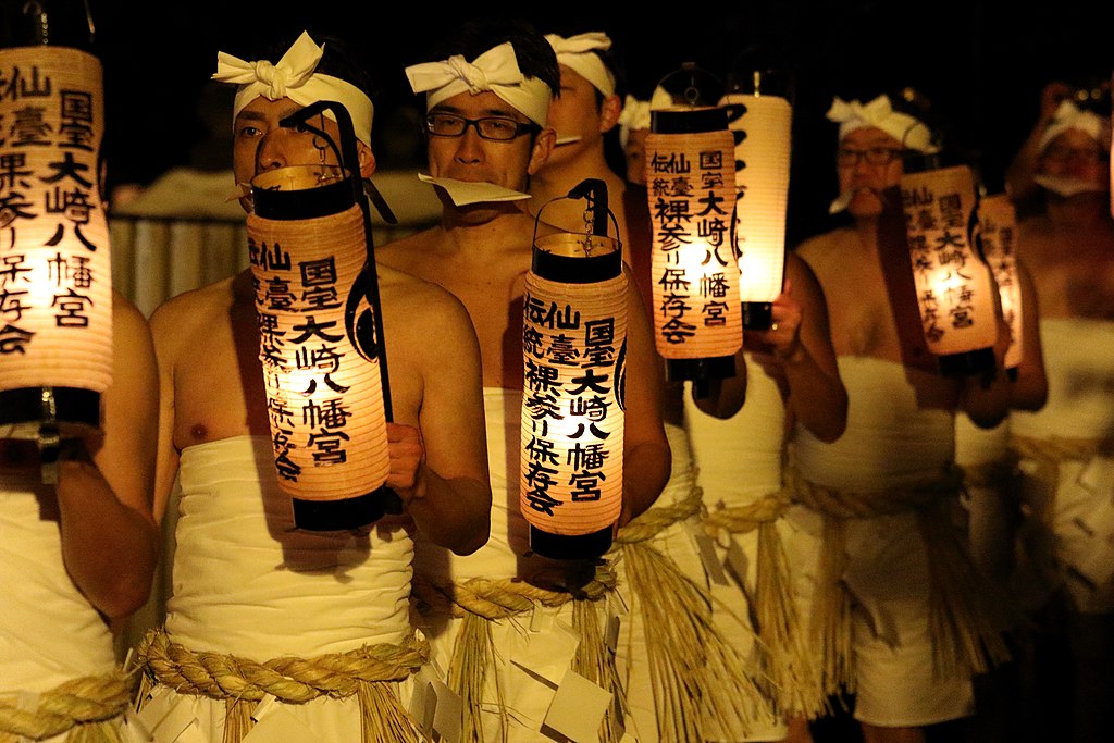 毎年1月14日に大崎八幡宮で行われる伝統行事「松焚祭」_仙台