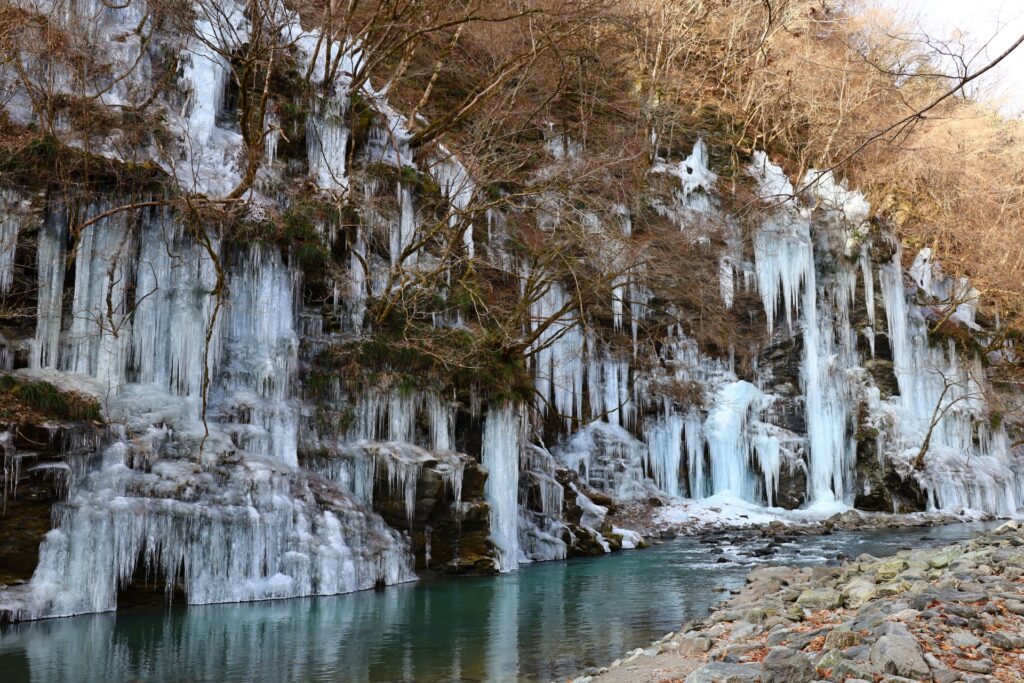 秩父三大氷柱の風景