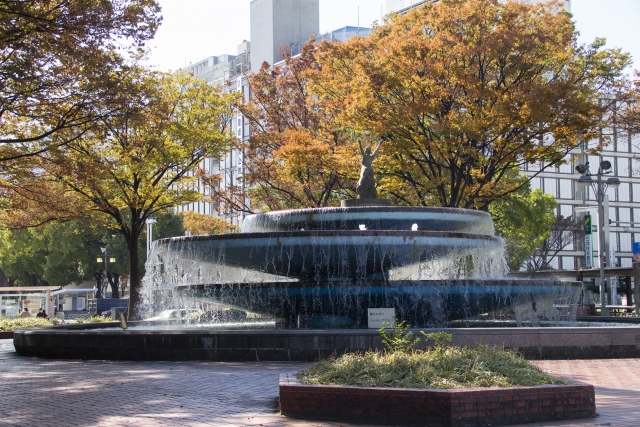 名古屋の自然を感じる久屋大通公園の希望の泉