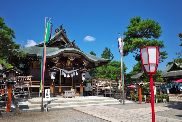 五泉市に位置する歴史ある神社・五泉八幡宮
