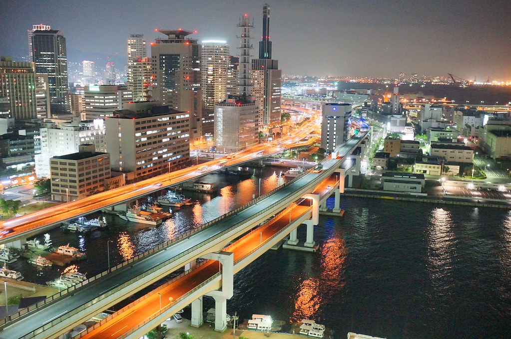 きらびやかな神戸の夜景