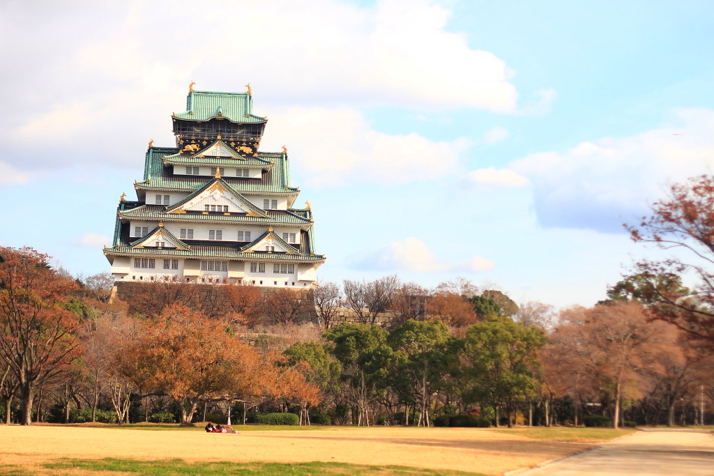 豊臣秀吉が築いた名城の大阪城