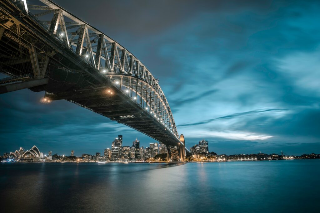 シドニーMilsons Pointの夜景