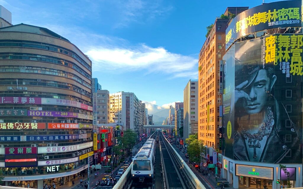 台湾 市内の電車