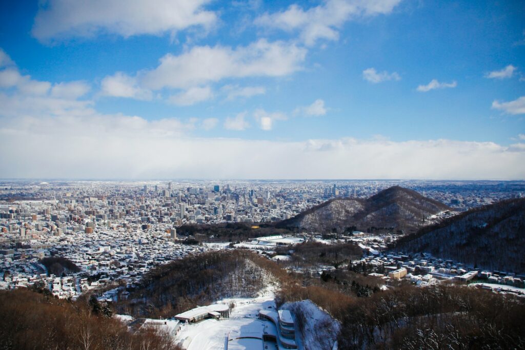 藻岩山の景色