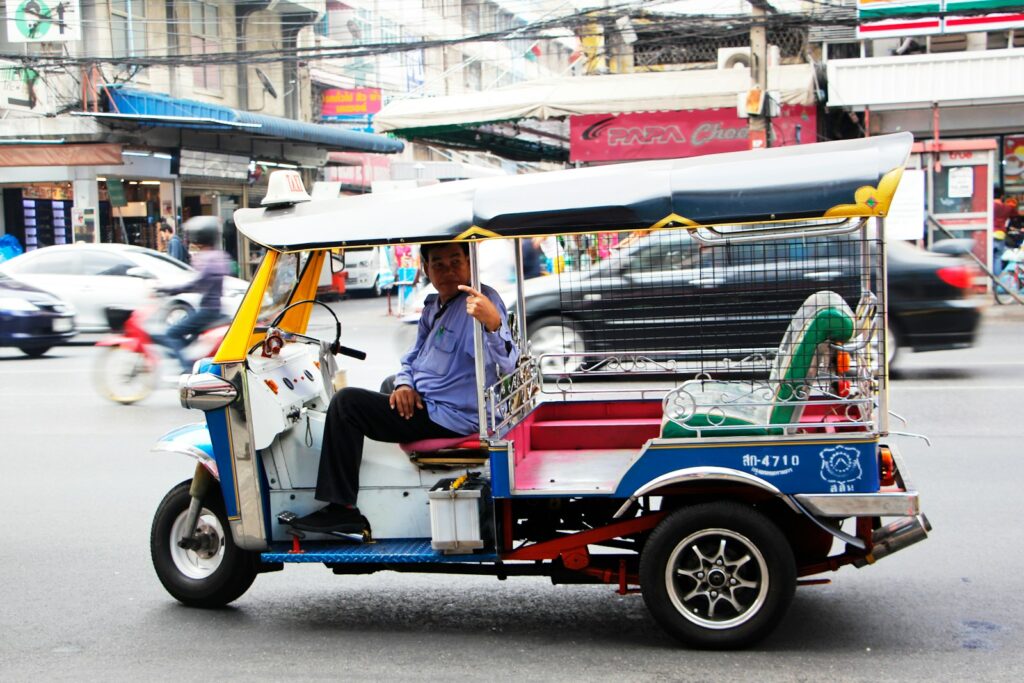 タイ旅行のタクシー