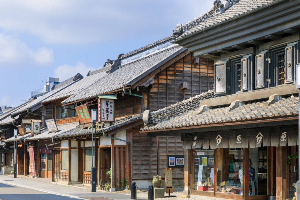 徳島のうだつの町並み