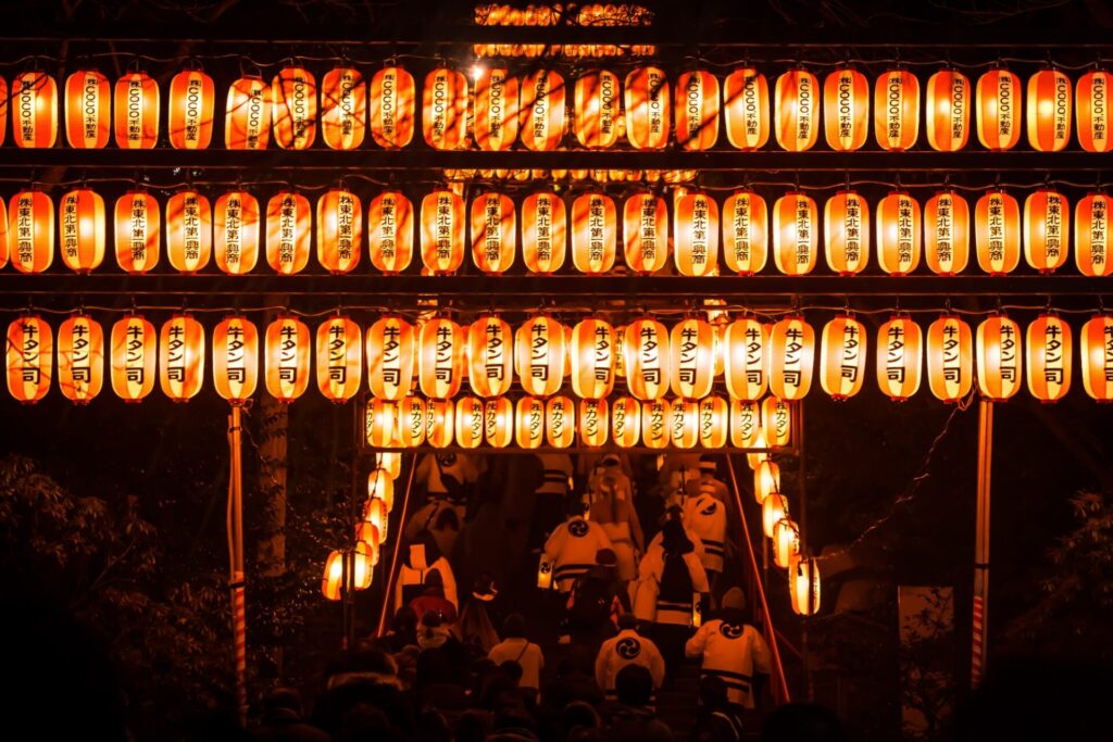 大崎八幡宮のどんと祭り