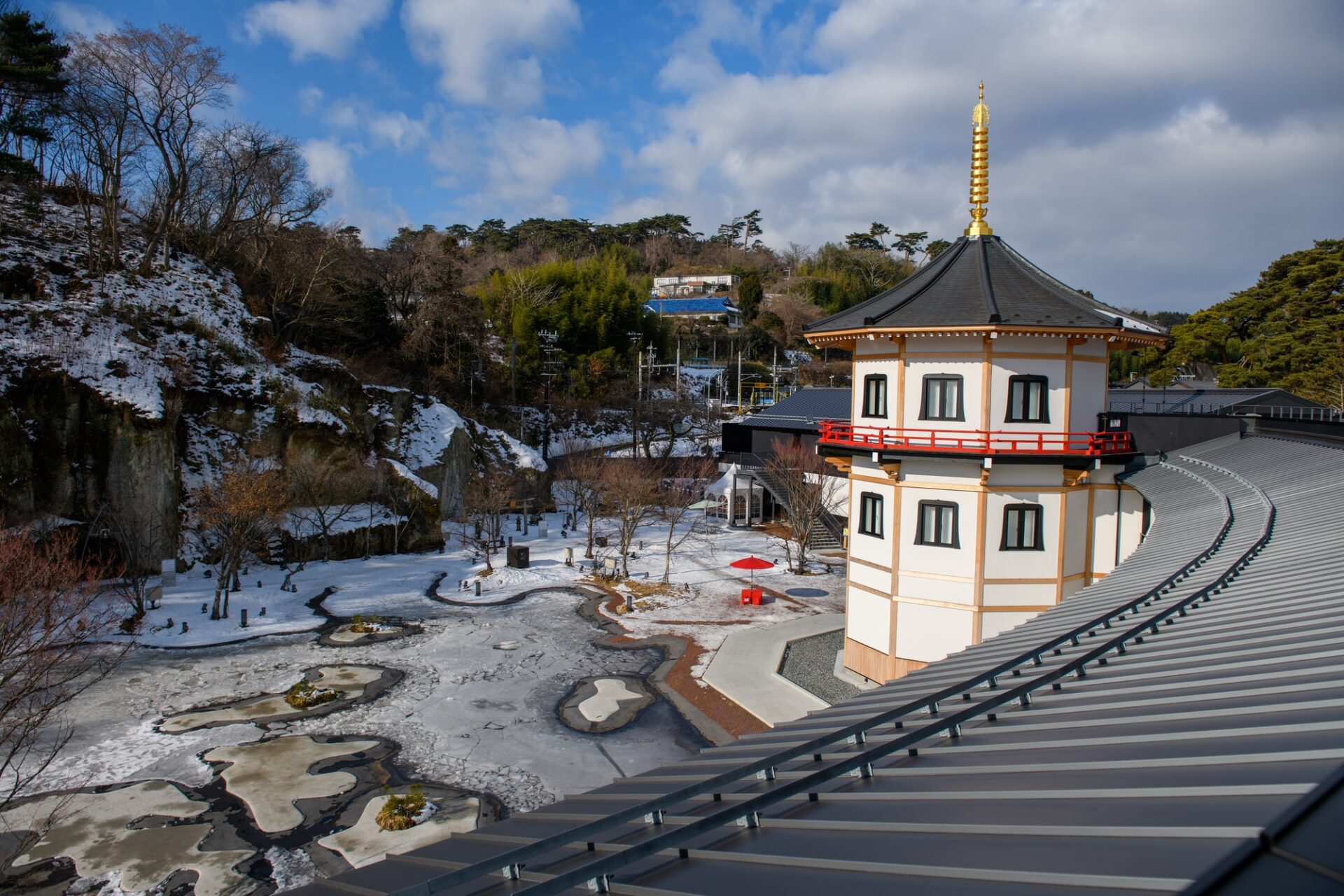 冬の松島離宮