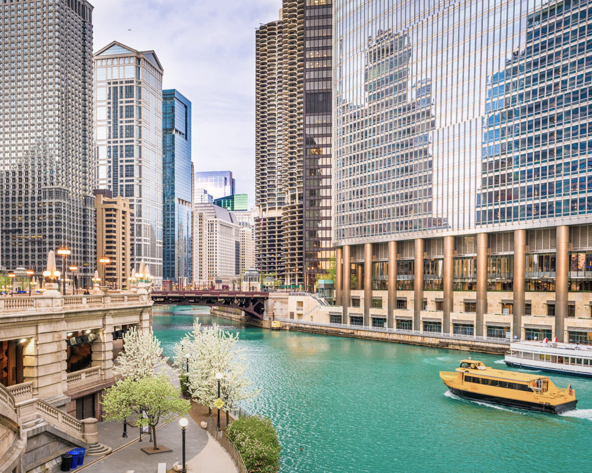 シカゴ川クルーズ Chicago River